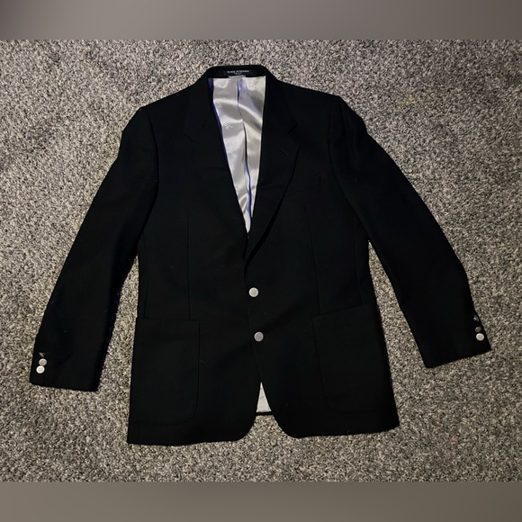 Emilio Pucci Jackets & Blazers - Emilio pucci cashmere blazer silver buttons 44R black